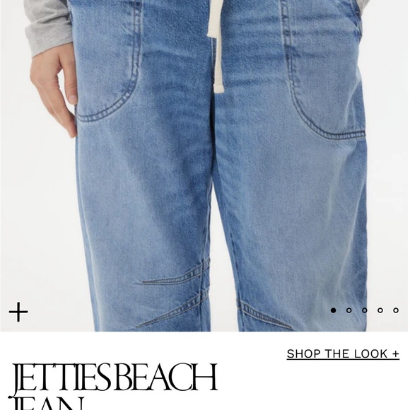 Jetties Beach Women's Casual Blue Jeans - Picture 2 of 4